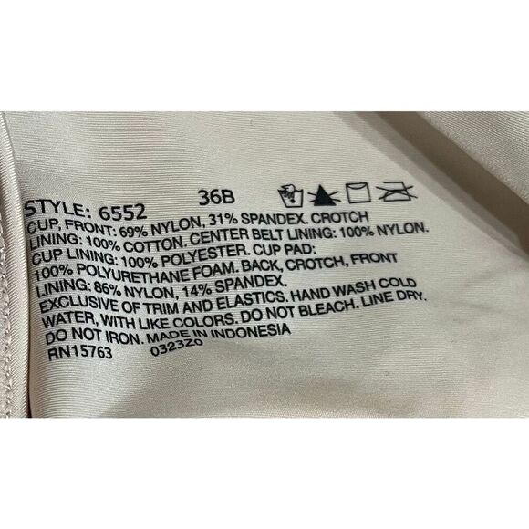 Bali Firm-Control Ultra-Light Body Shaper with Lace, Built-In Underwire Bra - Picture 6 of 6